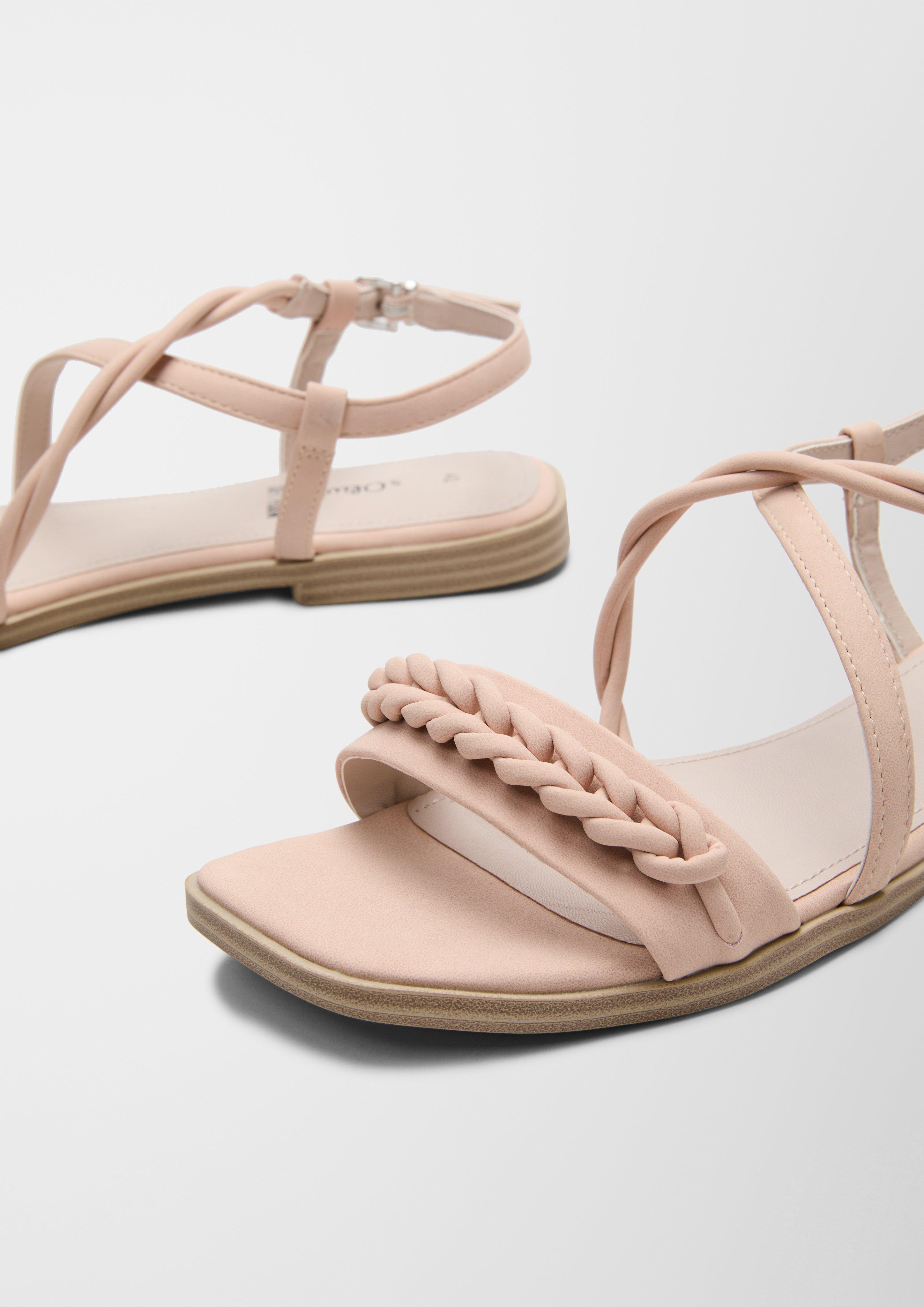 Sandalen mit Flecht-Detail  6007696-355