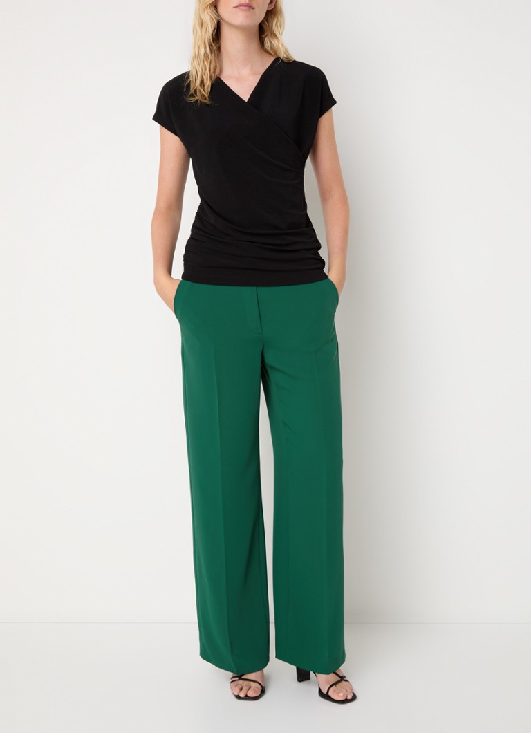 Pantaloni a vita alta e vestibilità ampia di Gerry Weber con tasche laterali.