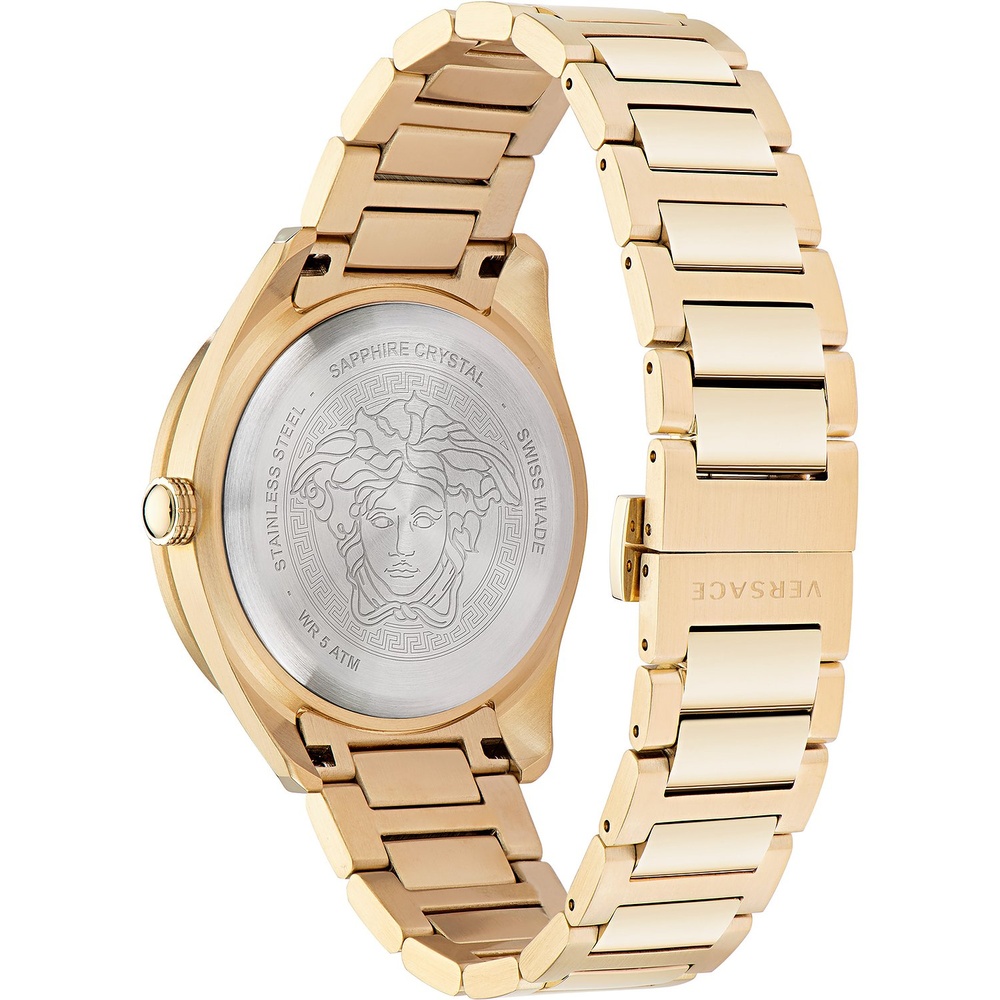 Versace Montre pour hommes Acier inoxydable Montre