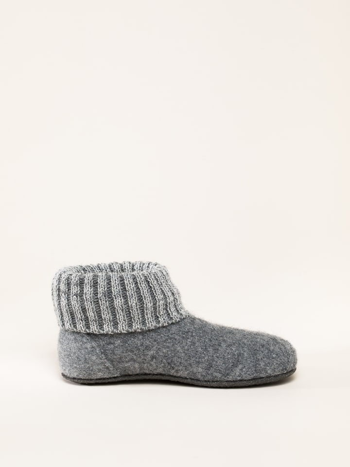 Gottstein Hausschuh Alpine Boot FE in grau günstig kaufen