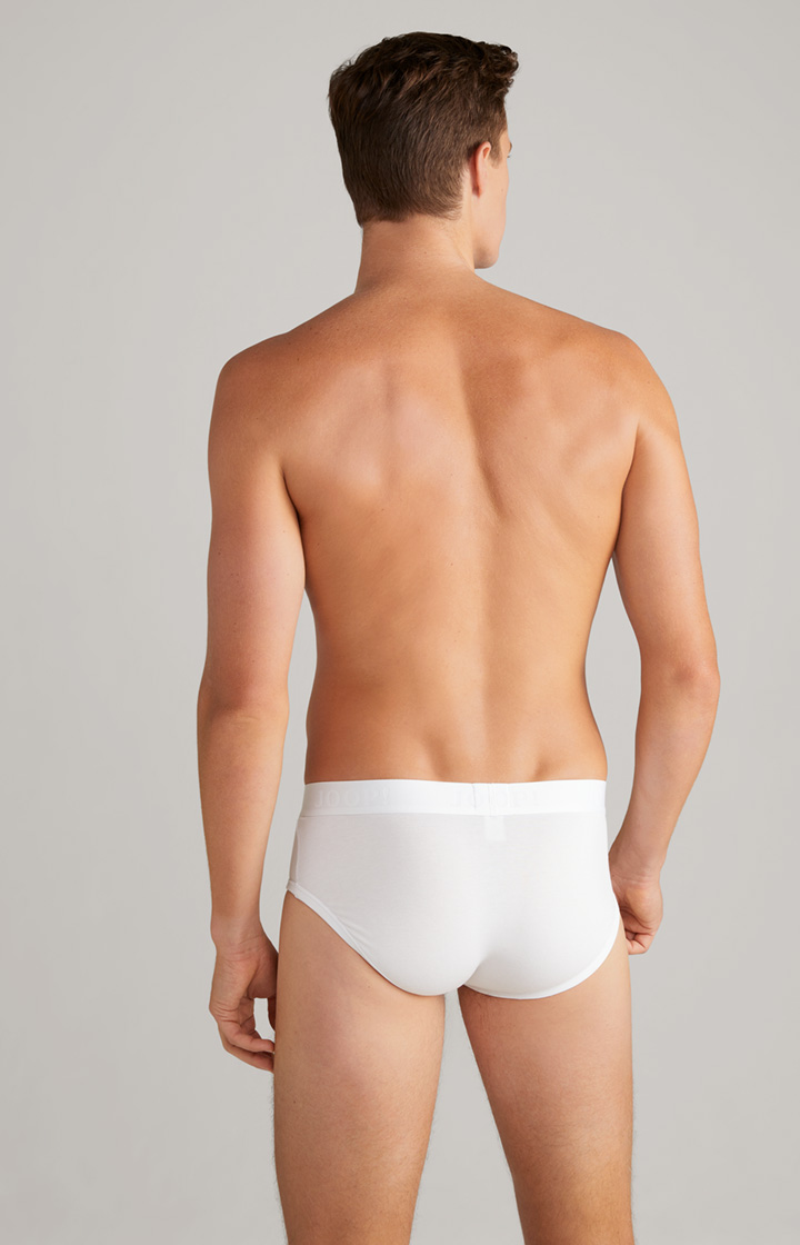 2er-Pack Modal Cotton Stretch Slip in Weiß