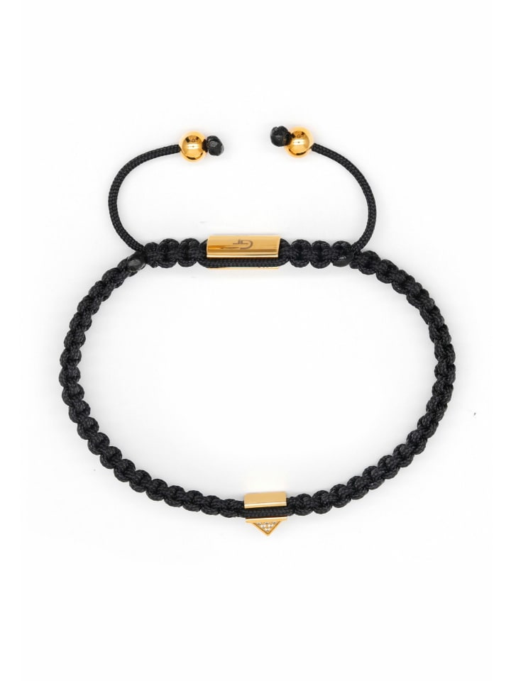 GT COLLECTION Armband Pyramid in black/gold günstig kaufen onesize