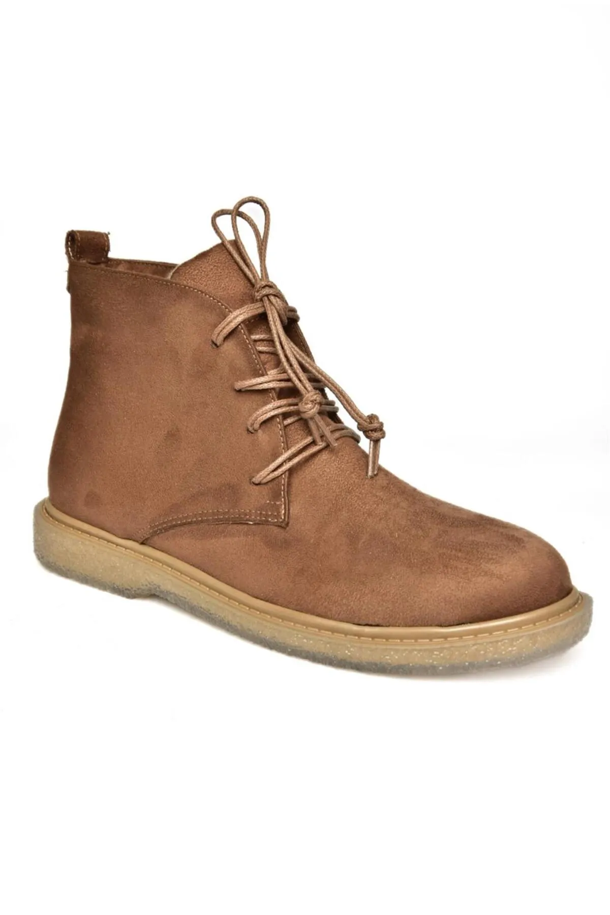 Fox Shoes  R374923202 Klassische Damenstiefel aus braunem Wildleder mit niedriger Sohle