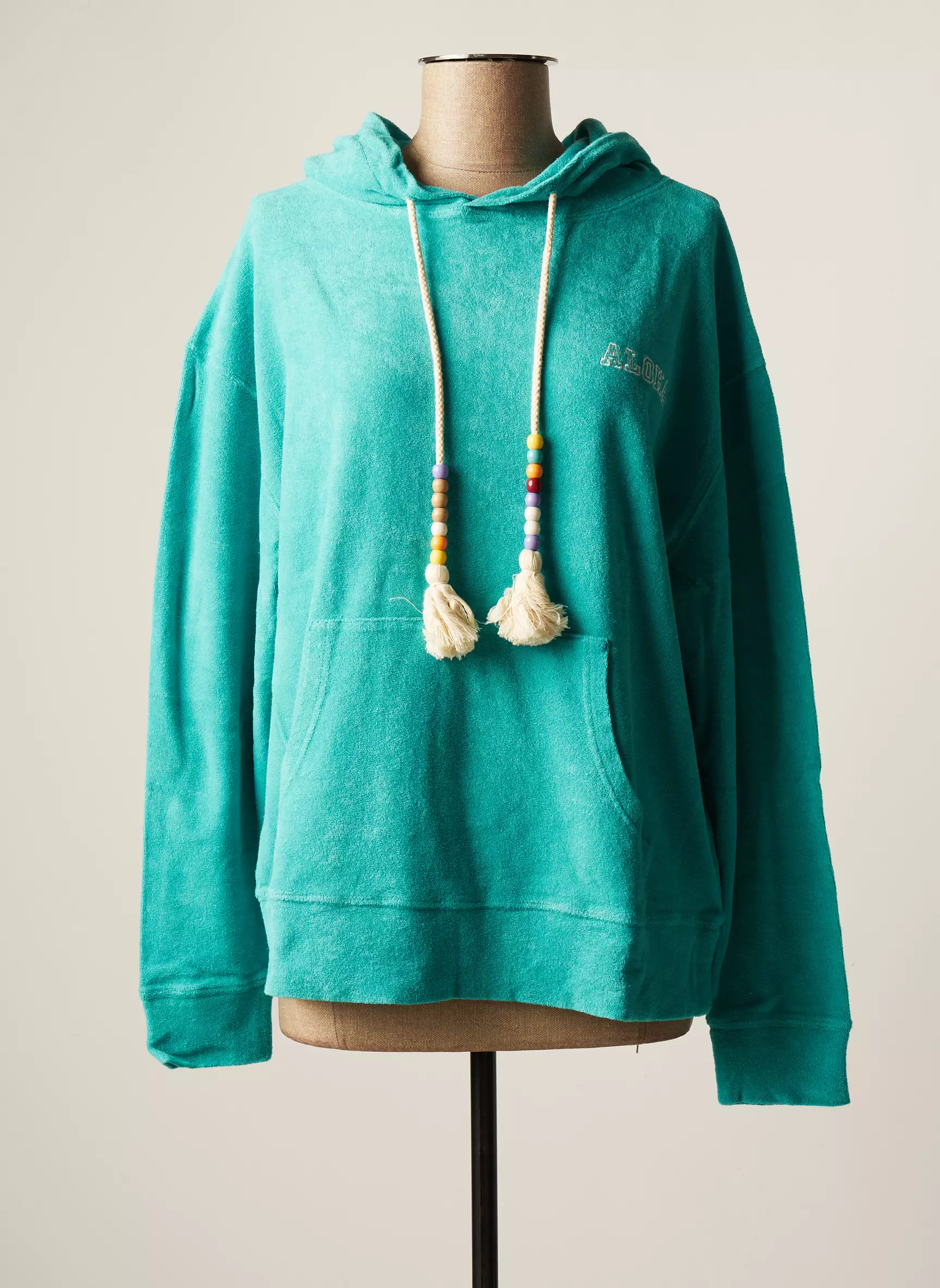 Liv Bergen Sweat Capuche Femme couleur bleu