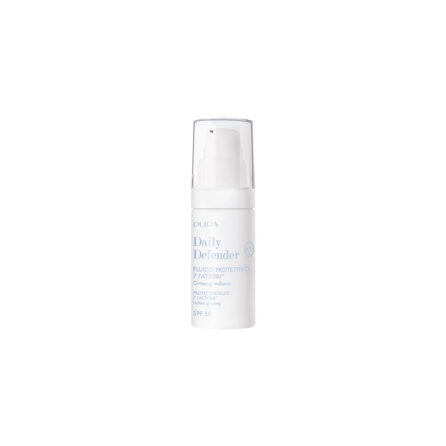 Daily Defender tretmani lica Zaštitni fluid sa 7 faktora SPF50 - Tonirani - Zaštitni tretmani, Tonirana krema za lice s globalnim efektom, Dnevna krema za lice s globalnim efektom