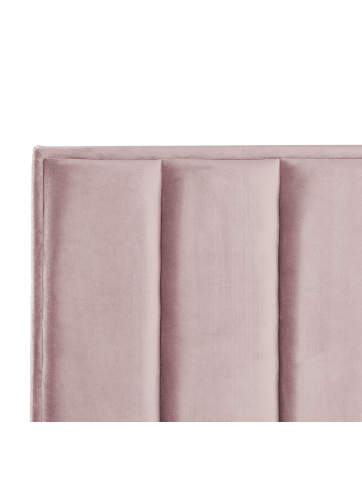 Beliani Doppelbett SEZANNE in Rosa/Schwarz - (W) 170 x (H) 142 x (L) 215 cm günstig kaufen onesize