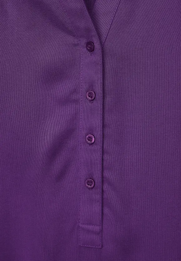 Street One Bluse in Unifarbe