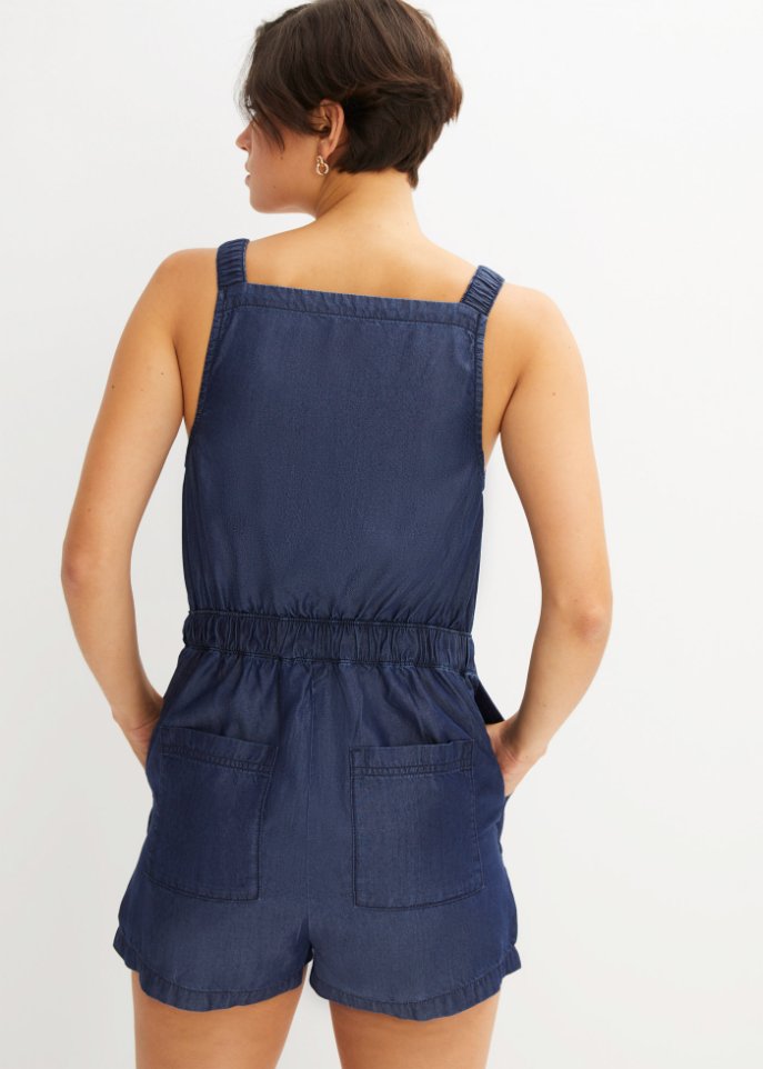 Jeans-Overall aus Lyocell