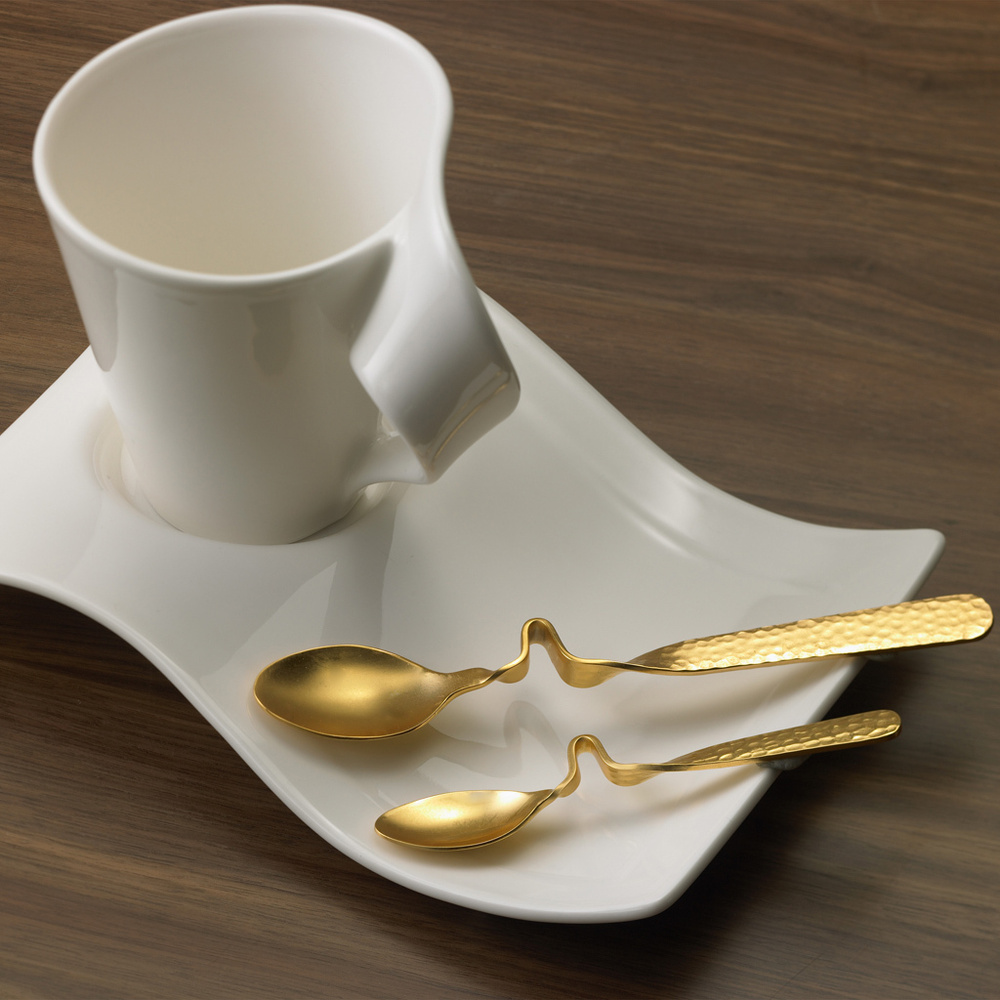 Villeroy & Boch Cuiller à moka dorée NewWave Caffè - Spoon couvert