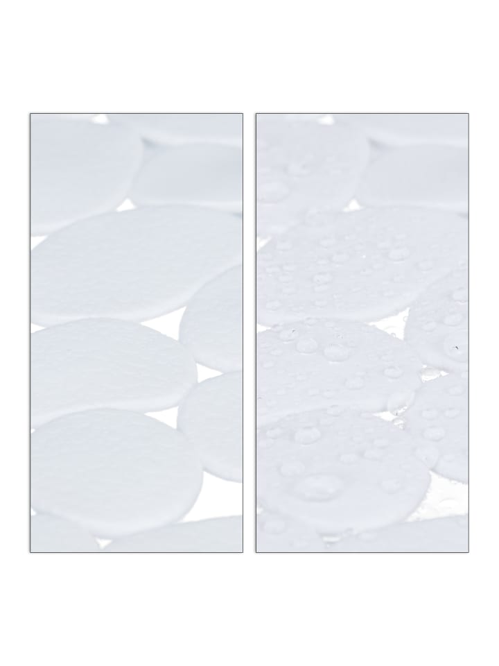 relaxdays Badewannenmatte in Weiß - (B)36 x (T)68 cm günstig kaufen onesize