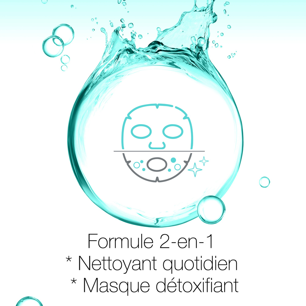 neutrogena Neutrogena Neutrogena Skin Detox MasqueArgile Purifiant 2-en-1 Tube 150 ml masque
