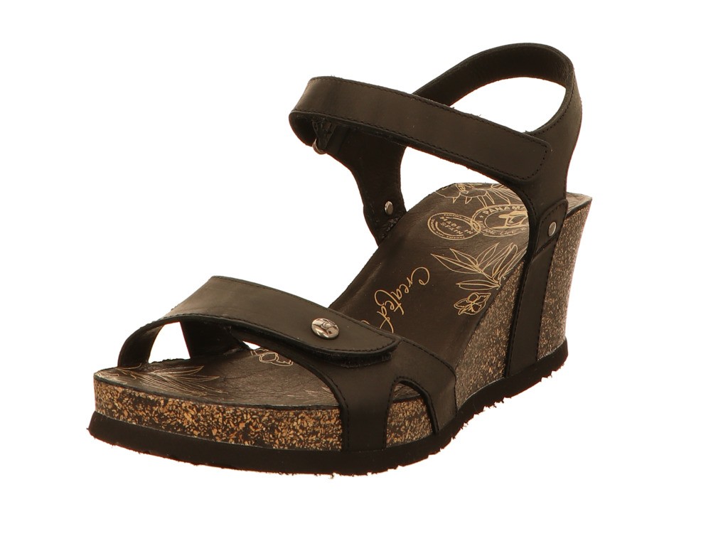 PANAMA JACK Keilsandalen schwarz