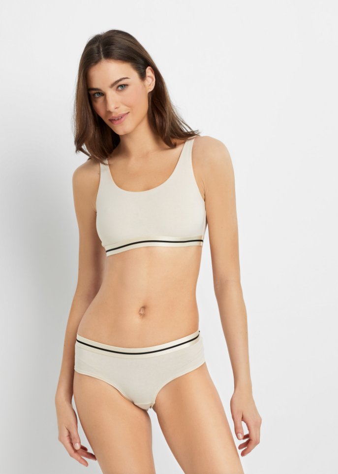 Bustier mit Bio-Baumwolle (2er Pack)