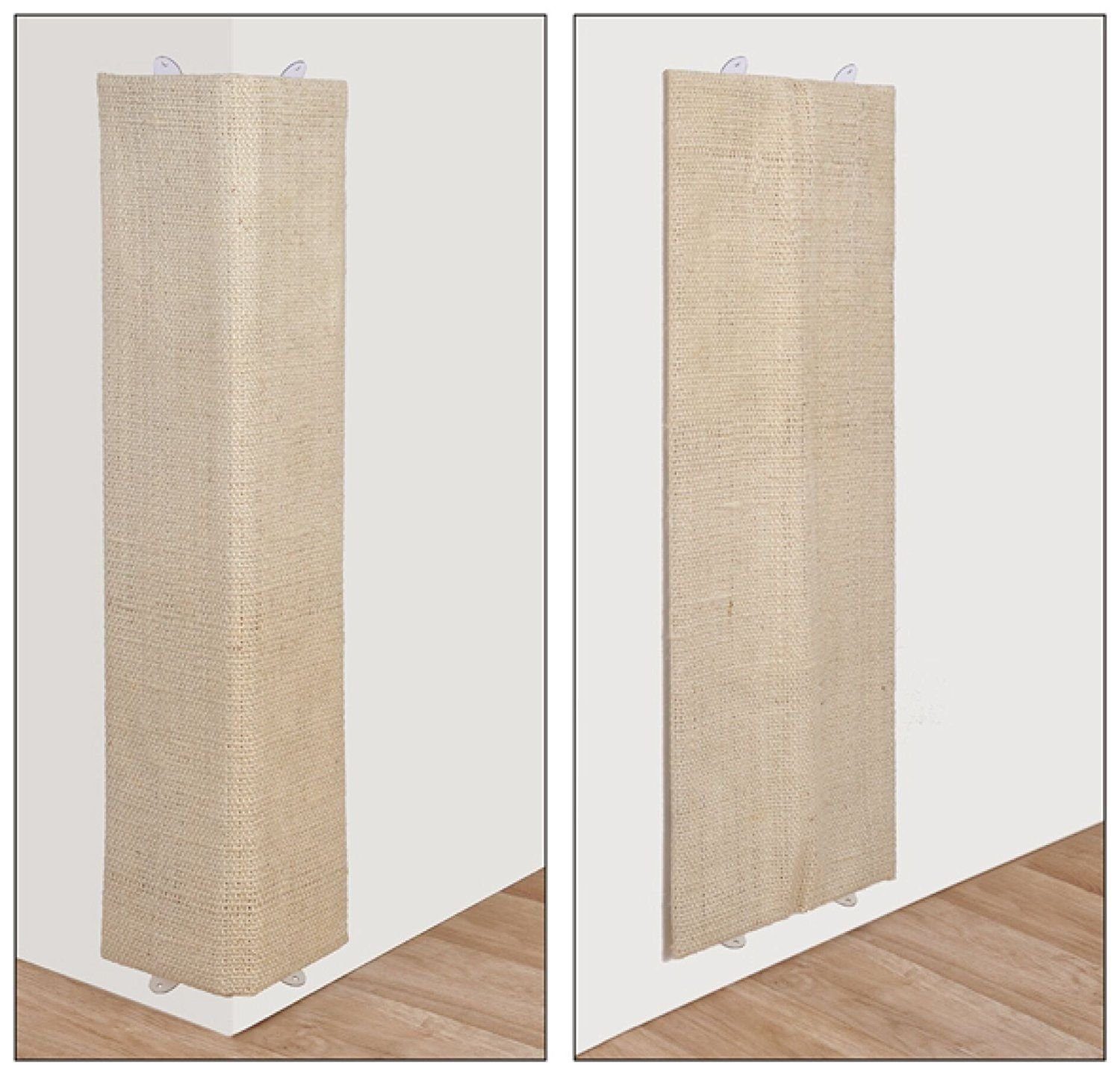 Meinposten Kratzbrett Sisal Katzenkratzbrett 80x28 cm Eckkratzbrett