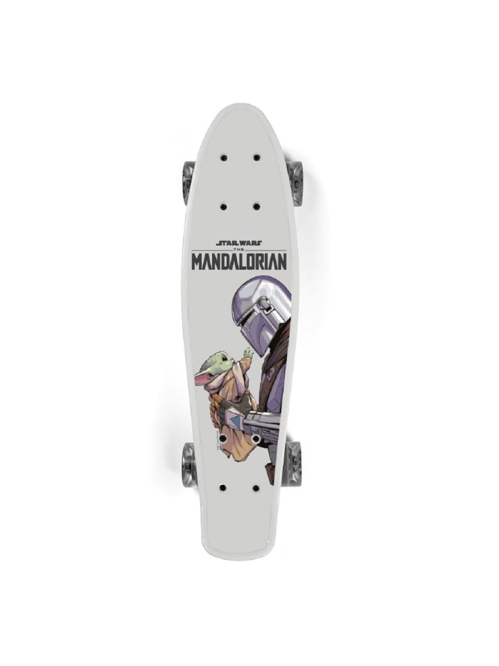 COFI 1453 Mandalorian Pennyboard Kompaktes Design aus Polypropylen in Weiß günstig kaufen 55 cm