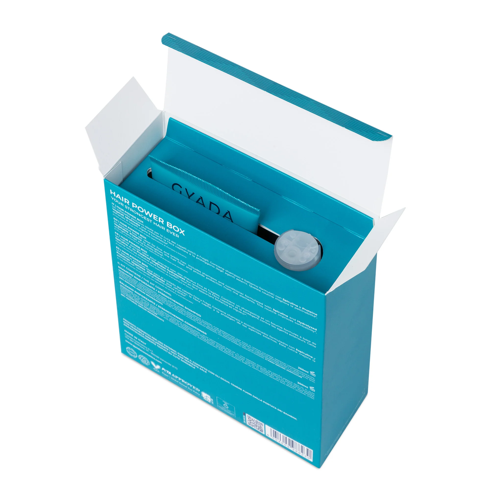 Coffret Spiruline pour des cheveux plus forts - Soins capillaires, Shampoing fortifiant, Après-shampoing fortifiant