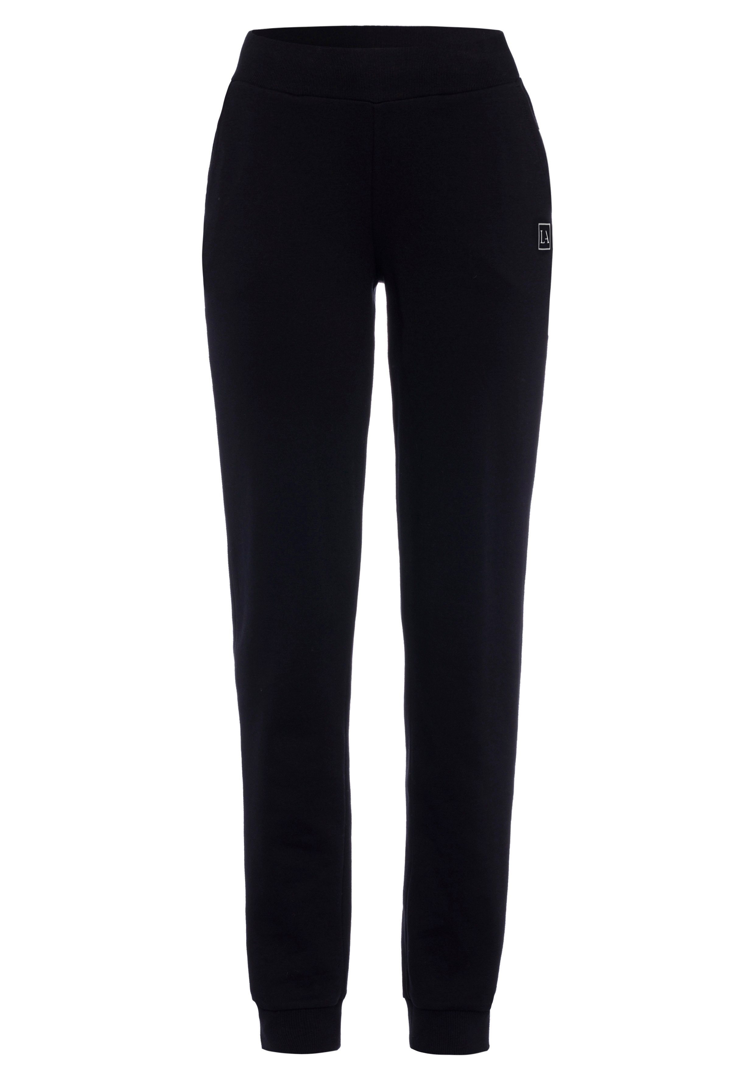 LASCANA ACTIVE Jogginghose in schmaler Form mit Bündchen