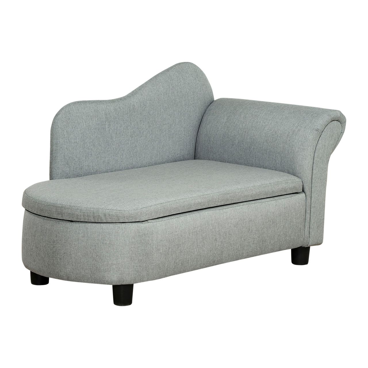HOMCOM Kindersessel, Kindercouch, Kindersofa mit Stauraum für Kinder 1,5-3 Jahre