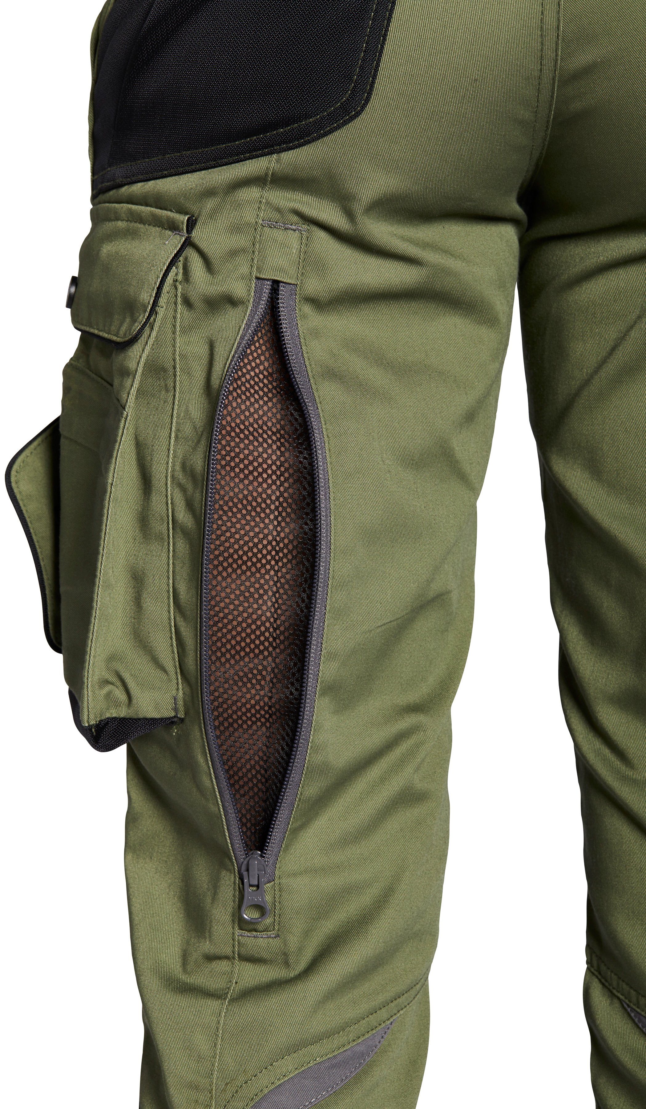 Northern Country Arbeitshose (langlebig durch 3-fach Innenbeinnaht + Verriegelungspunkte, 9 Taschen) für Damen mit Cordura®Verstärkungen und Reißverschlussbelüftung