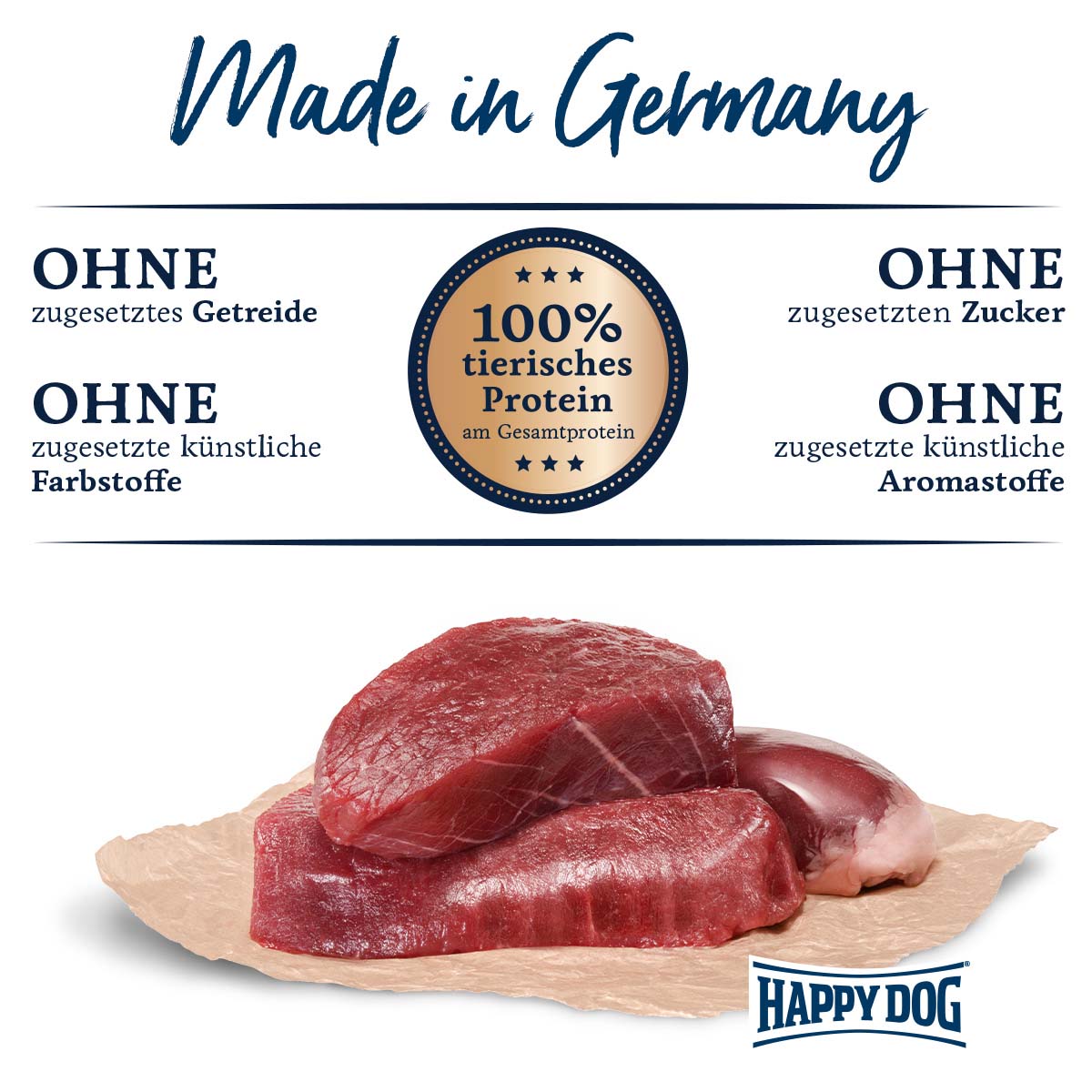 Happy Dog Sensible Pure Africa (Strauß) 12x400g bei ZooRoyal