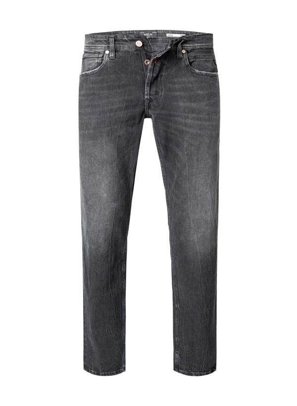 Replay, Jeans Grover, Straight Fit, Baumwoll-Stretch 12oz, schwarz