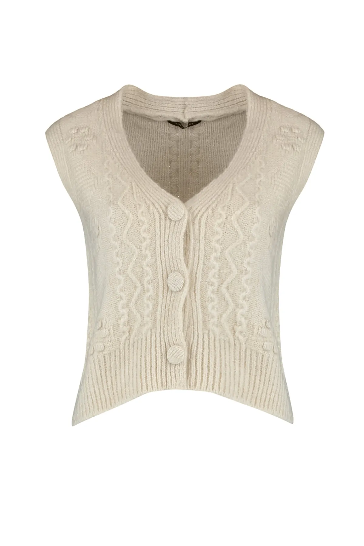 Trendyol Collection  Steinweicher strukturierter Strickpullover TWOAW22BZ0033