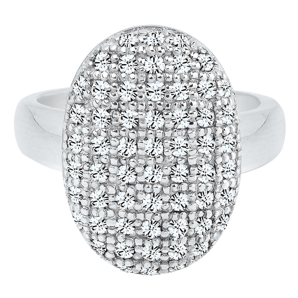 Elli PREMIUM Elli PREMIUM Bague Cocktailring Kristalle 925 Silber Bague