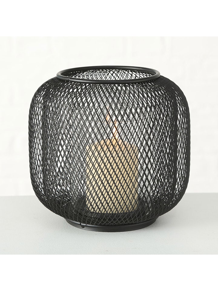 Boltze Windlicht ''Seoul'' in Schwarz - (H)16 x Ø 18 cm günstig kaufen onesize