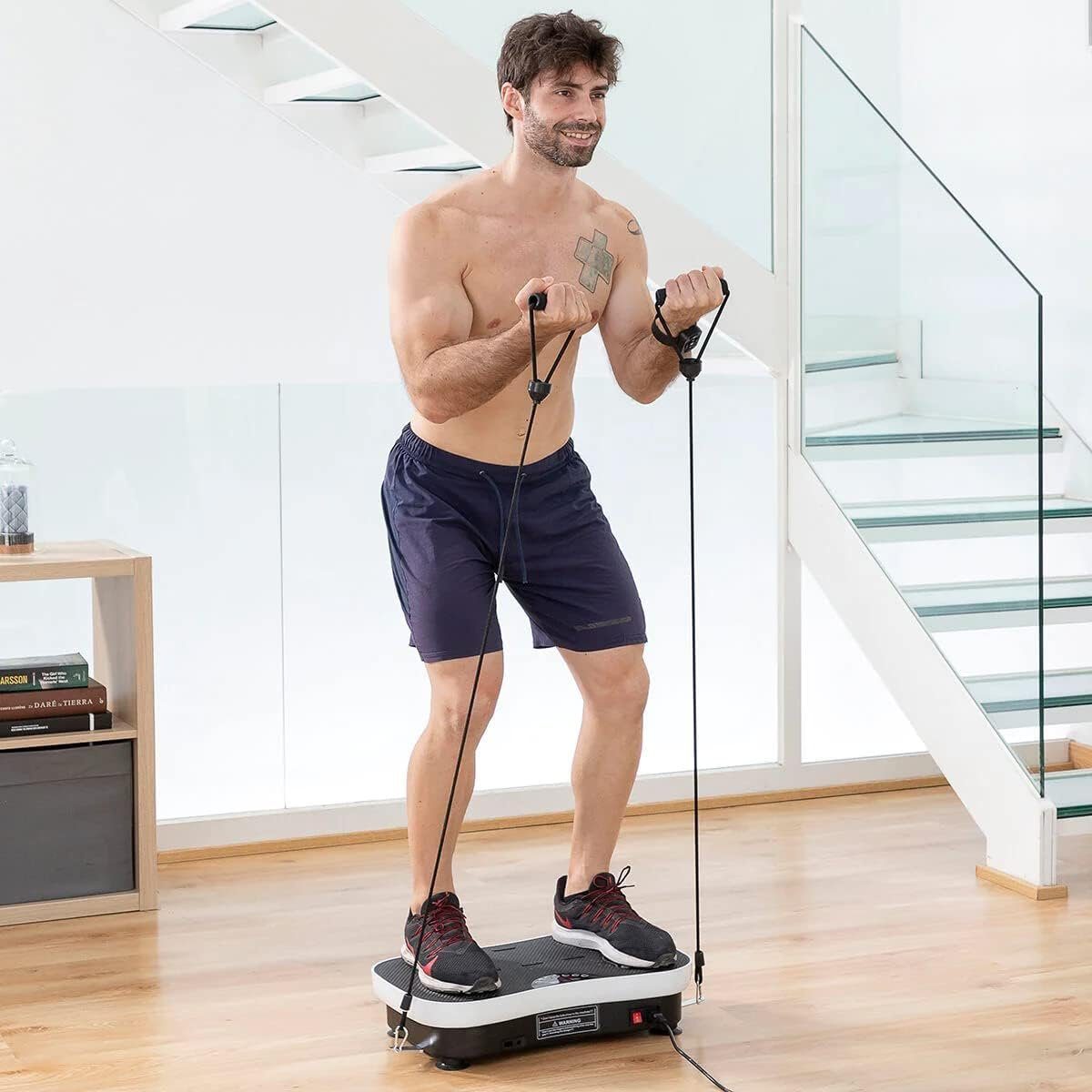 DOTMALL Vibrationsplatte INNOVAGOODS,(Set, mit Vibration, Zubehör)für effizientes Training