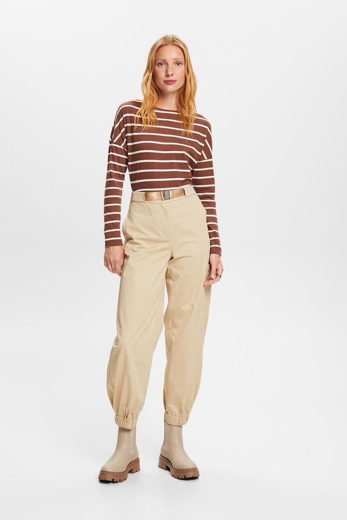 Gestreiftes Longsleeve aus Baumwolle