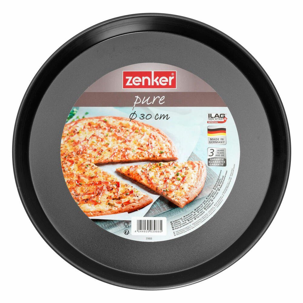 Zenker Backblech Pure Rund 30 cm, Stahl