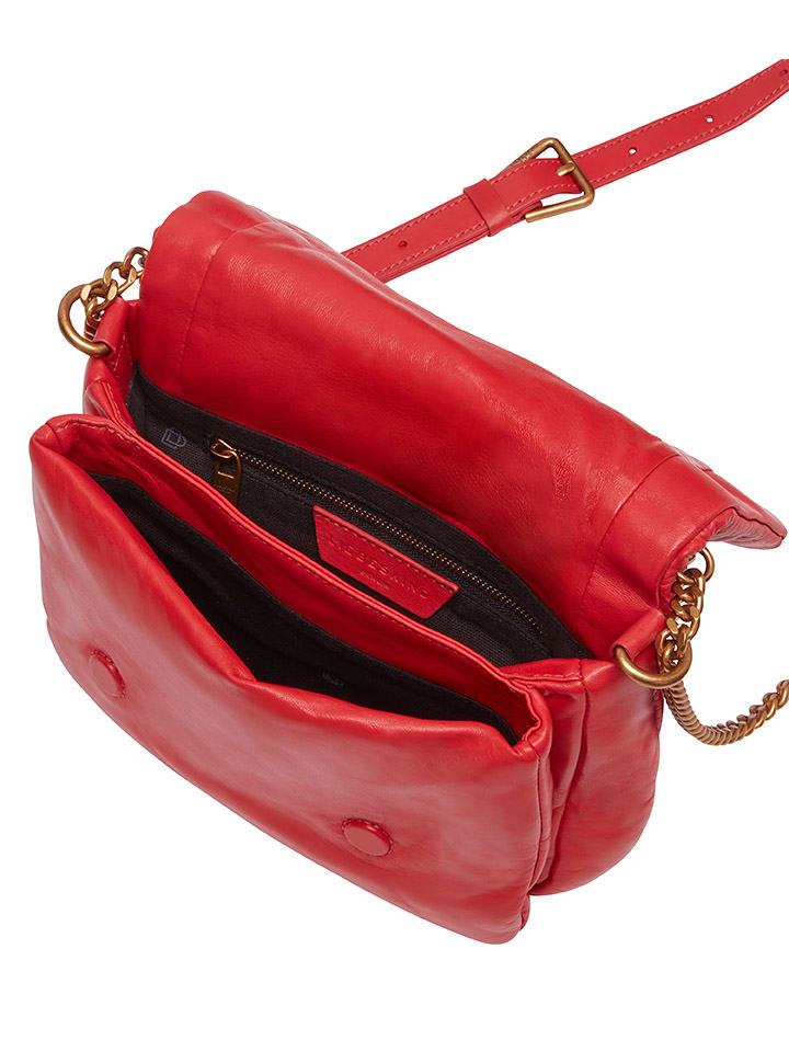 LIEBESKIND BERLIN Leder-Umhängetasche in Rot - (B)21 x (H)14 x (T)6 cm günstig kaufen onesize