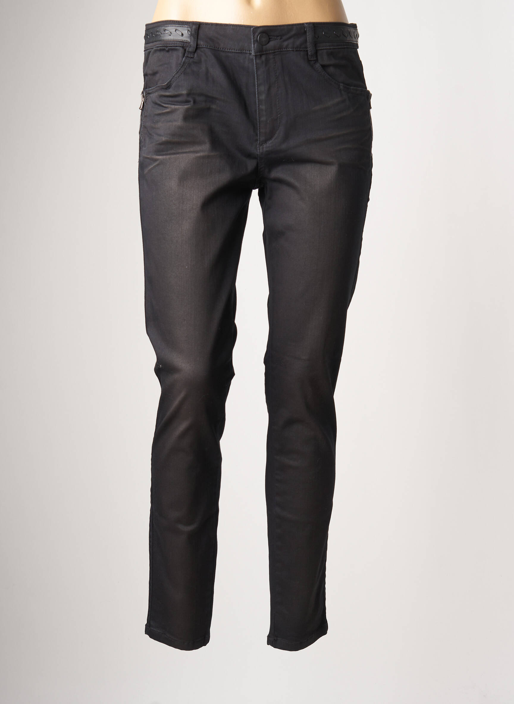 One Step Jeans Coupe Slim Femme couleur noir
