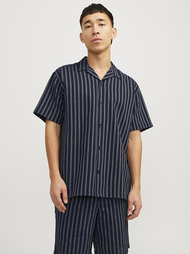 Jack & Jones Hemd - Comfort fit - in Dunkelblau günstig kaufen