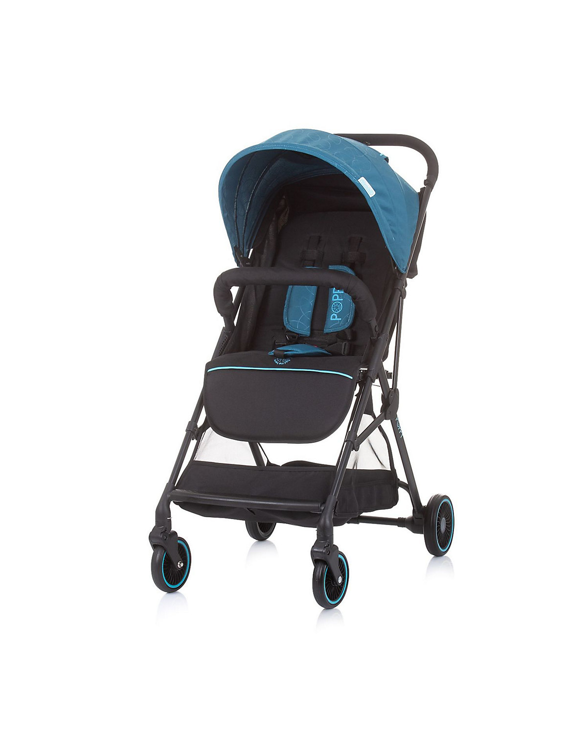 Kinderwagen, Buggy Poppy zusammenklappbar Korb Sonnendach 5-Punkt-Gurt Buggys