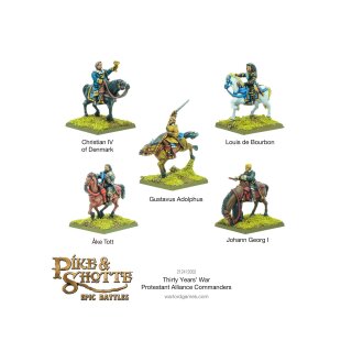 Pike & Shotte Epic Battles - Thirty Years War Protestant Alliance Commanders