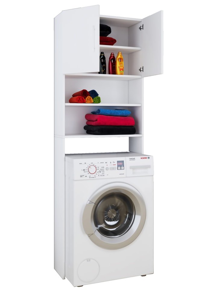 VCM  Überbauschrank Waschmaschine Überbau Schrank Jutas in Weiß günstig kaufen onesize