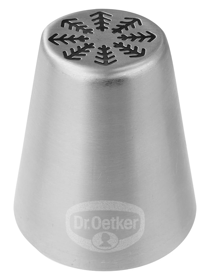 Dr. Oetker 2er-Set: Edelstahl-Spritztüllen 