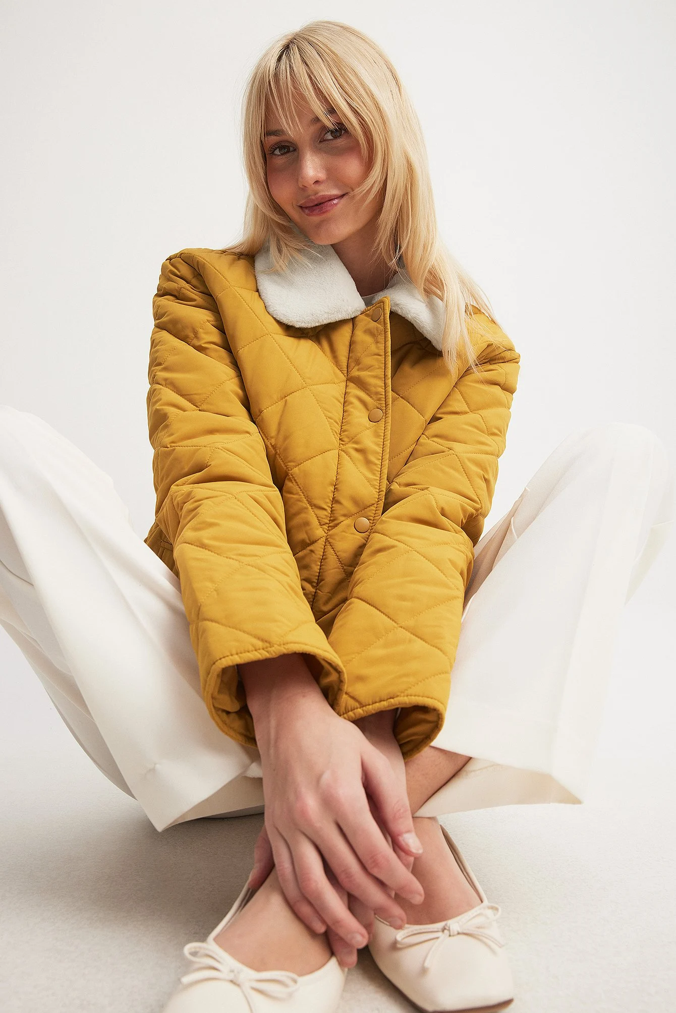 Gesteppte wattierte Jacke
