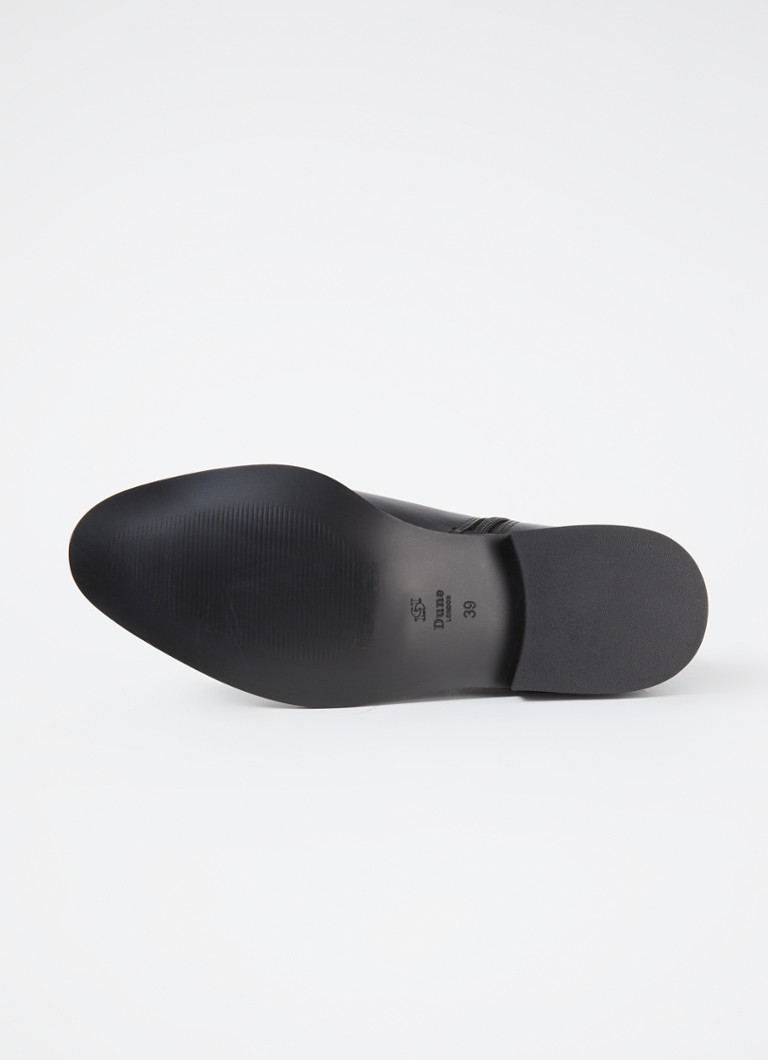 Ghete Dune London Parklyn Wide Fit, din piele, cu cataramă tip cal.