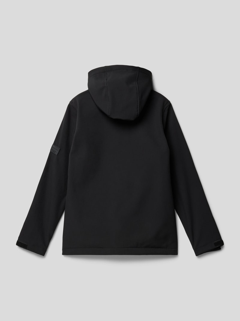 Jacke mit Kapuze Modell 'MARVIN' in schwarz