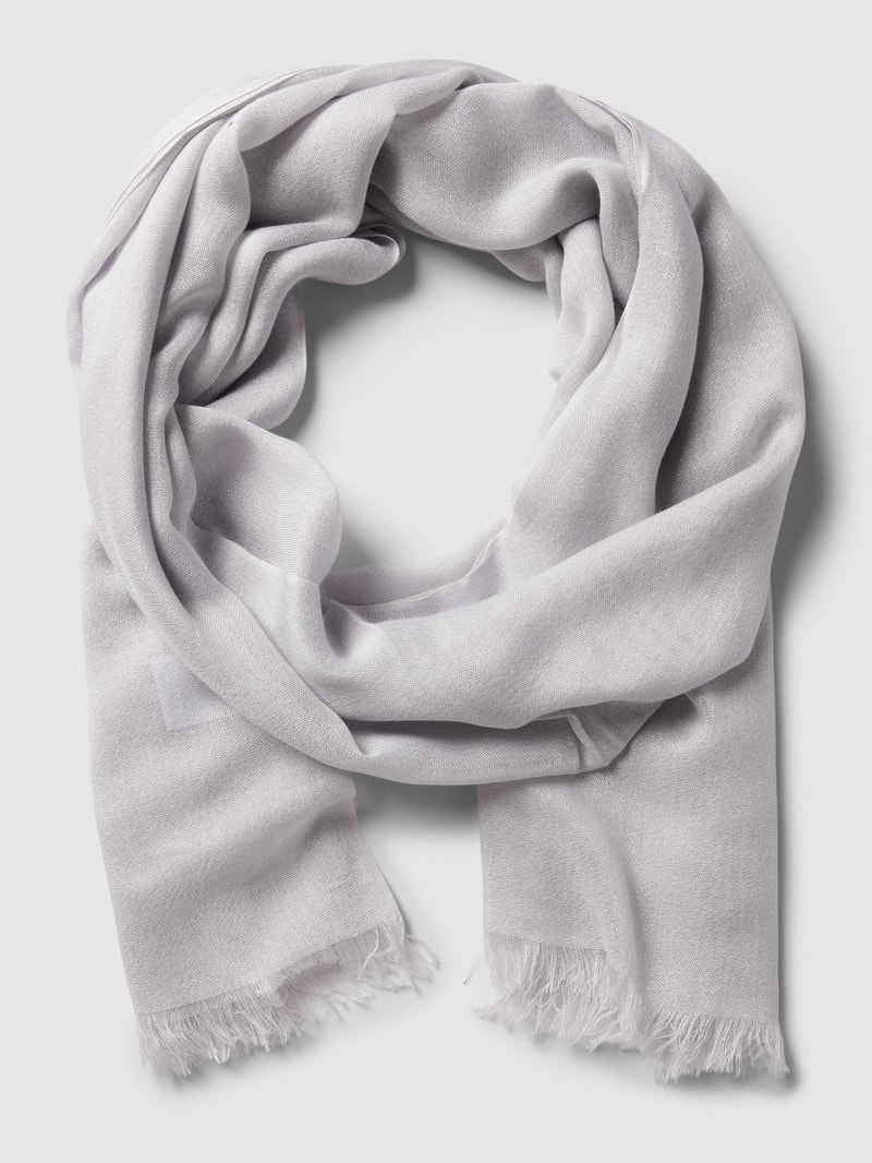 Stola aus Viskose-Mix in hellgrau