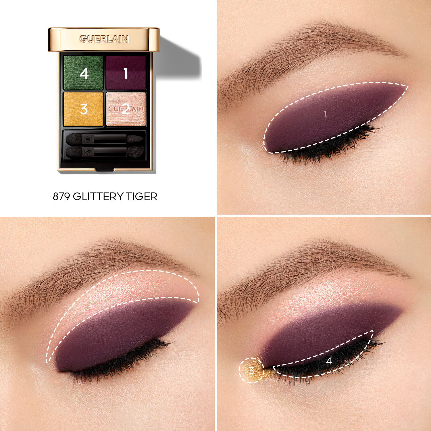 Guerlain OMBRES G Ombres à paupières 4 couleursÉdition Limitée