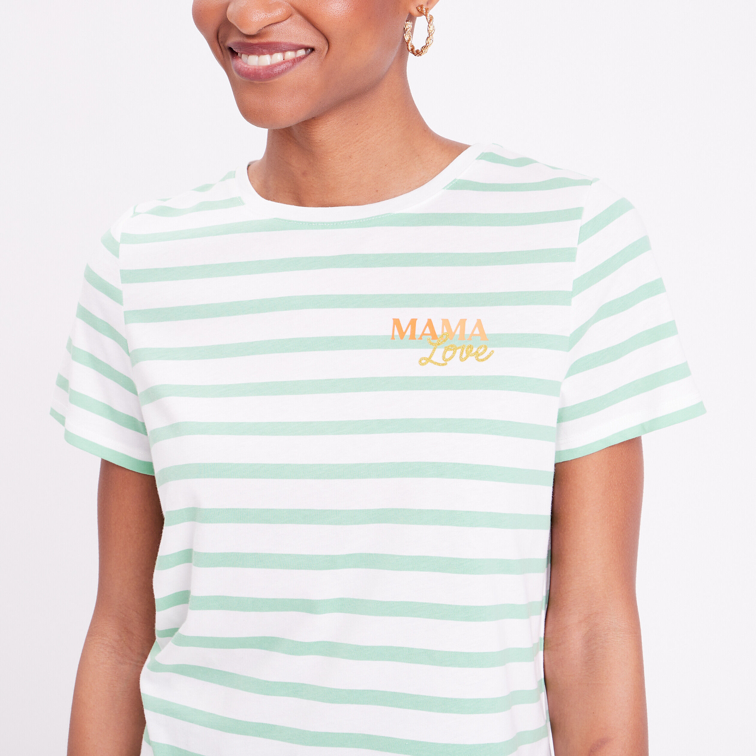 T-shirt manches courtes blanc femme | Cache Cache