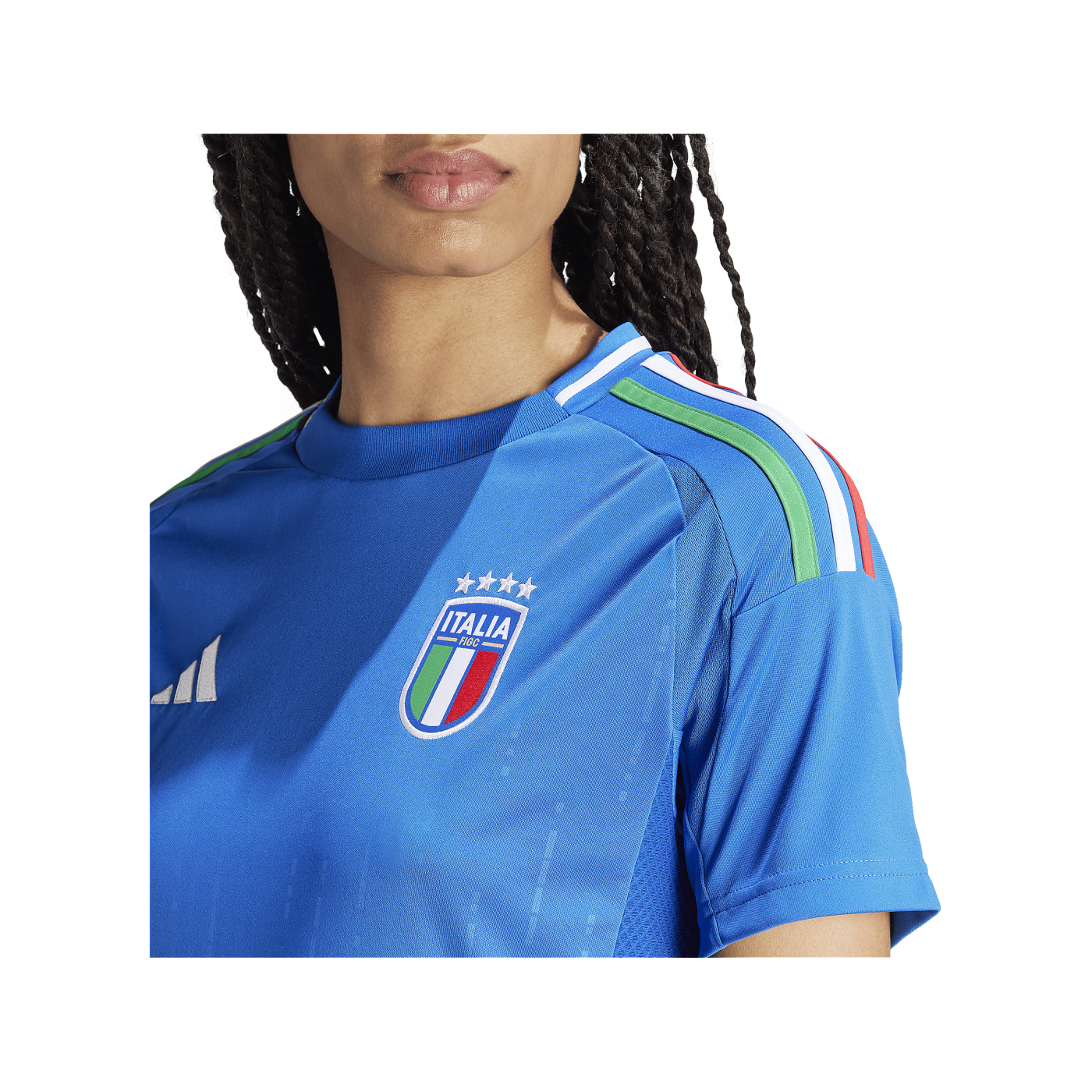 adidas Italien Trikot Home EM 2024 Damen Blau