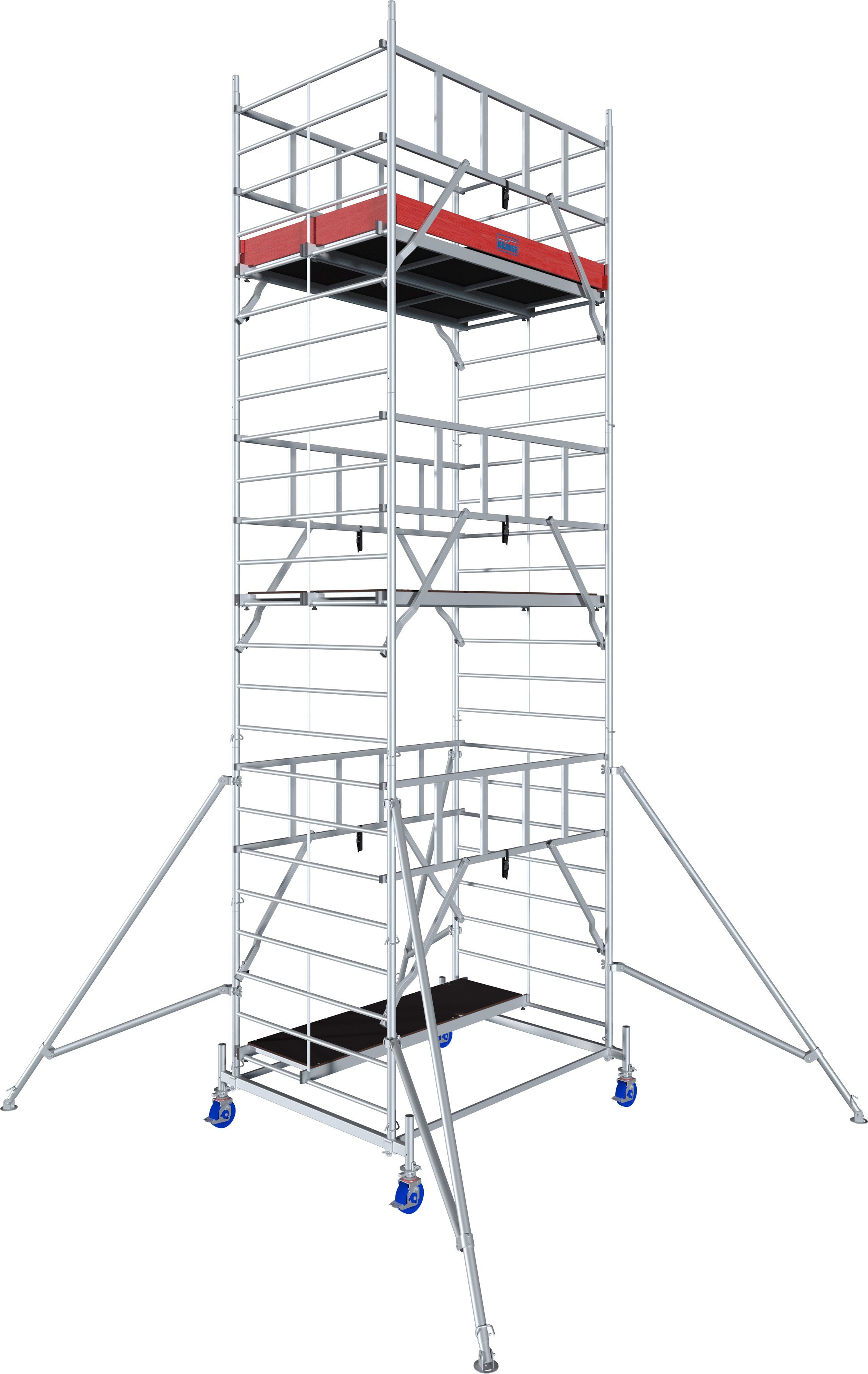 KRAUSE Fahrgerüst ProTec XXL Breitaufbau, (Set), Arbeitshöhe: 7,3 Meter