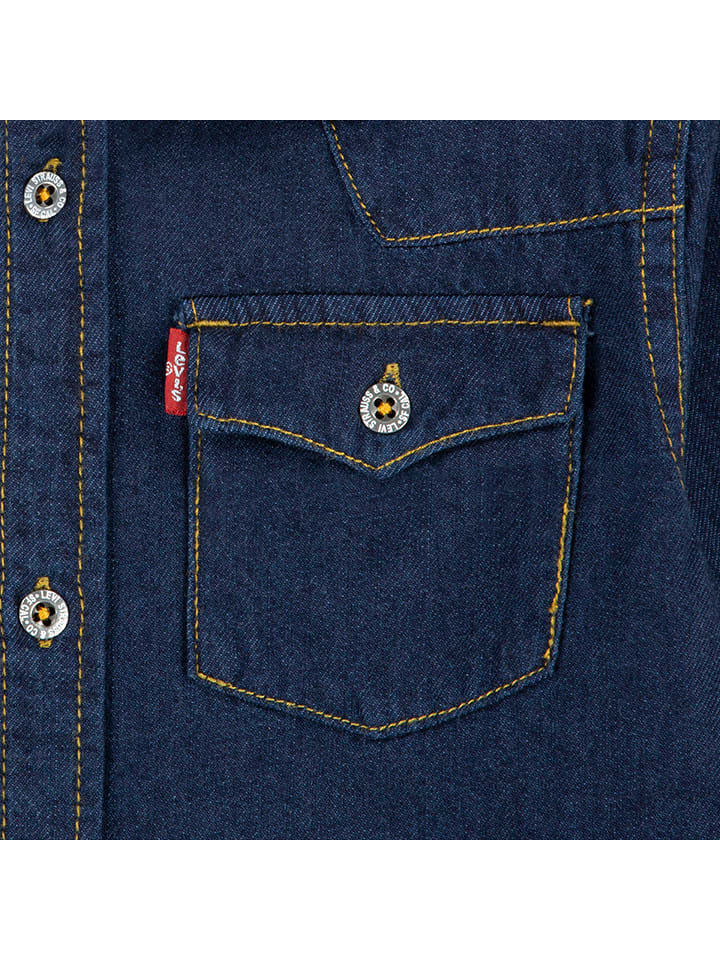 Levi's Kids Jeans-Hemd in Dunkelblau günstig kaufen