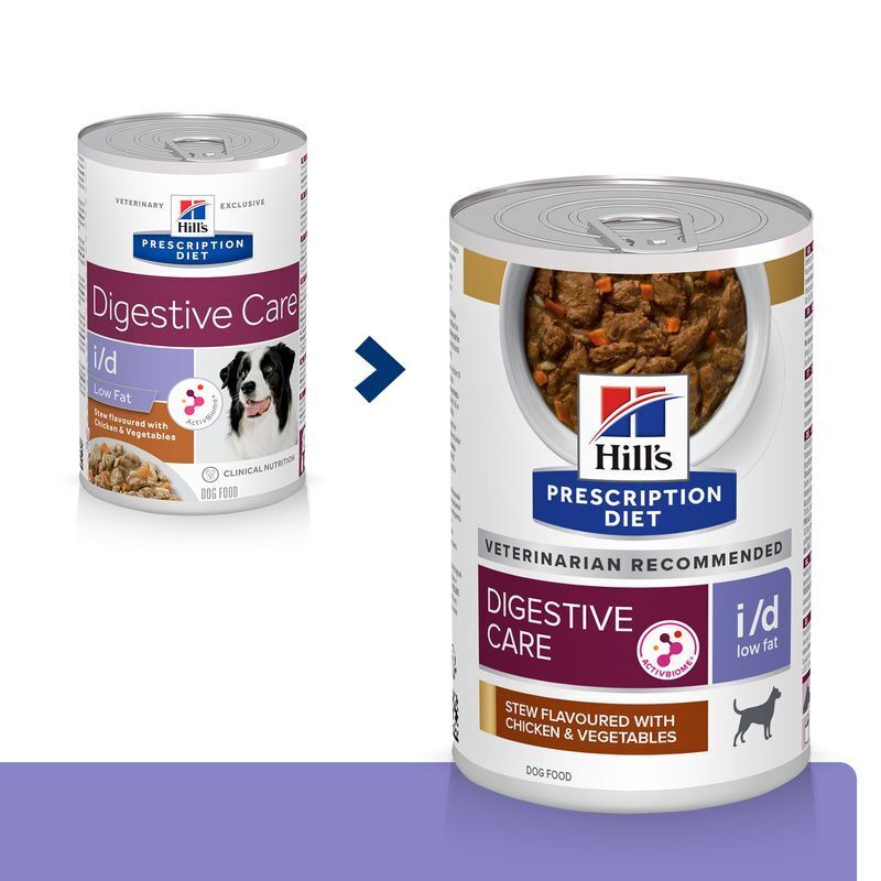 Hill's Schonkost Hill's Prescription Diet Digestive Care i/d Low Fat Ragout mit Huhn und Gemüse 12x354g