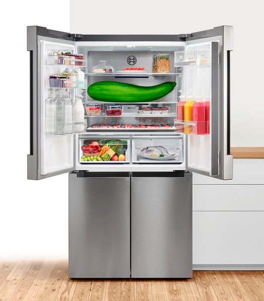 BOSCH Kühl-/Gefrierkombination KGN86AIDR, 186 cm hoch, 86 cm breit
