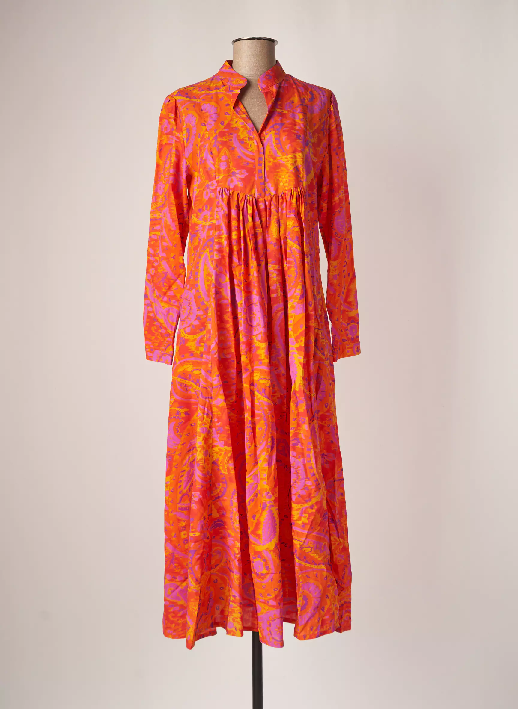 Max Volmary Robes Longues Femme couleur orange